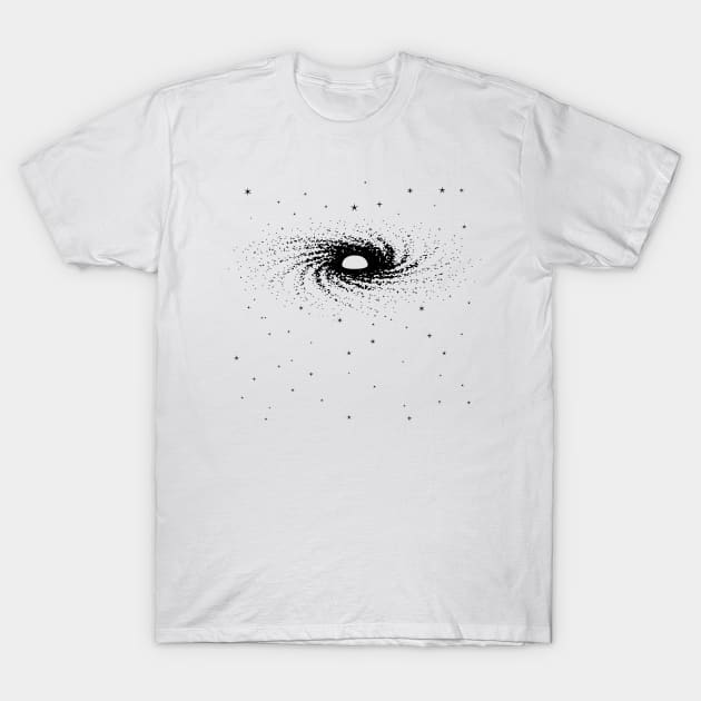 Black hole galaxy universe T-Shirt by HBfunshirts